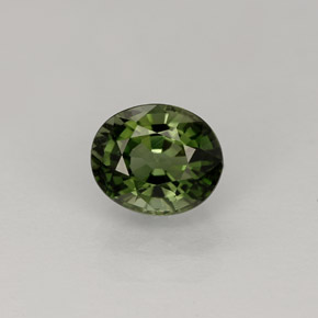 Turmalina verde natural 1,01ct, corte oval, VVS