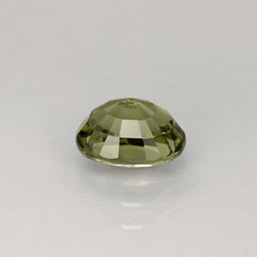 Turmalina verde natural 1,00ct, corte oval, VVS-VS