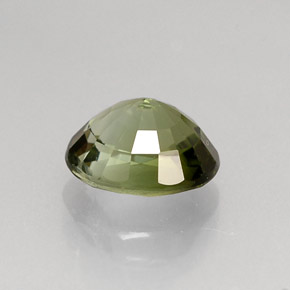 Turmalina verde natural 1,06ct, corte oval, VVS-VS
