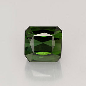 Turmalina verde natural 2,49ct, corte esmeralda, VVS
