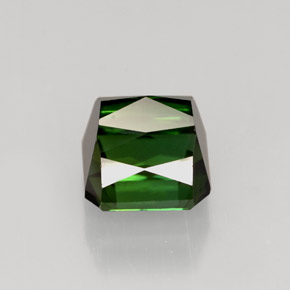 Turmalina verde natural 2,49ct, corte esmeralda, VVS