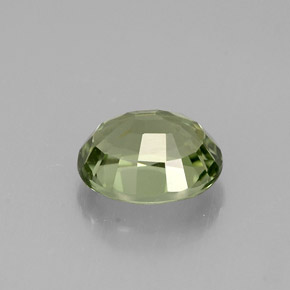 Turmalina verde natural 1,39ct, corte oval, VVS
