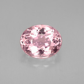 Turmalina rosa natural 1,65ct, corte oval, VS