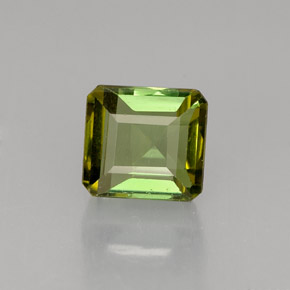 Turmalina verde natural 1,98ct, corte esmeralda, VVS-VS