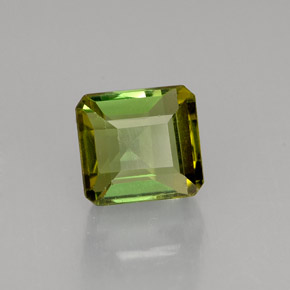 Turmalina verde natural 1,98ct, corte esmeralda, VVS-VS