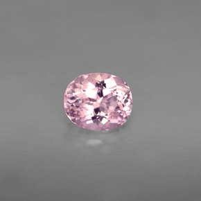 Turmalina rosa natural 1,13ct, corte oval, VS