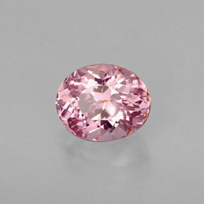 Turmalina rosa natural 1,06ct, corte oval, VVS-VS