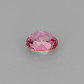 Turmalina rosa natural 0,79ct, corte oval, VVS-VS