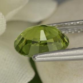 Turmalina verde natural 1,28ct, corte oval, VVS-VS
