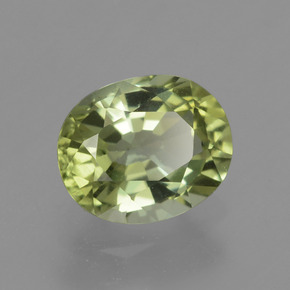 Turmalina verde natural 1,06ct, corte oval, VVS-VS