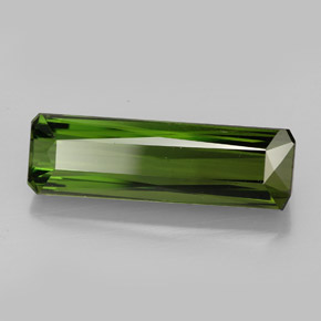 Turmalina verde natural 6,51ct, corte esmeralda, VVS