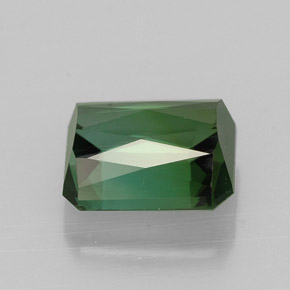 Turmalina verde natural 1,85ct, corte esmeralda, VVS