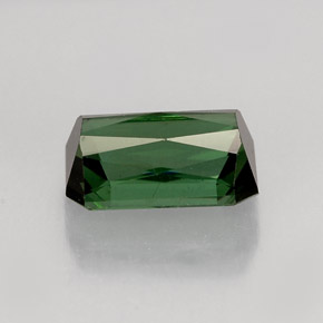Turmalina verde natural 1,95ct, corte esmeralda, VVS
