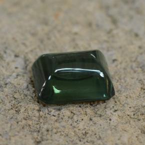 Turmalina verde natural 2,28ct, corte esmeralda, translúcido