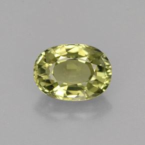 Turmalina verde natural 0,99ct, corte oval, VVS