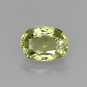 Turmalina verde natural 1,05ct, corte oval, VVS-VS
