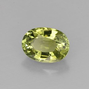 Turmalina verde natural 0,98ct, corte oval, VVS