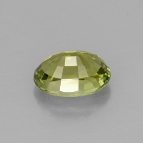 Turmalina verde natural 0,98ct, corte oval, VVS