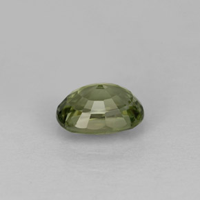 Turmalina verde natural 0,98ct, corte oval, VVS