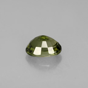 Turmalina verde natural 1,04ct, corte oval, VS