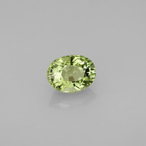 Turmalina verde natural 1,03ct, corte oval, VVS