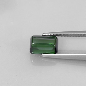 Turmalina verde natural 1,90ct, transparente, transparente/translúcido
