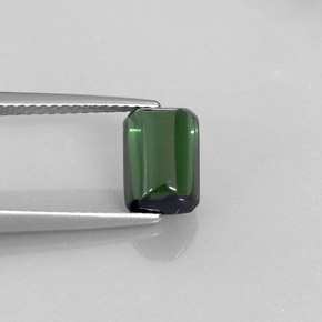 Turmalina verde natural 1,90ct, transparente, transparente/translúcido