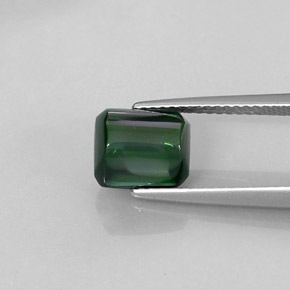 Turmalina verde natural 2,57ct, transparente, transparente/translúcido
