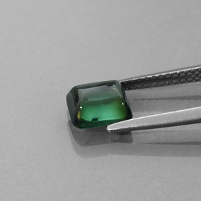 Turmalina verde natural 1,68ct, transparente, transparente/translúcido