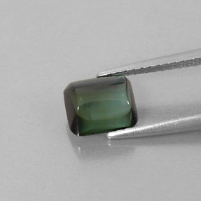 Turmalina verde natural 1,66ct, transparente, transparente/translúcido