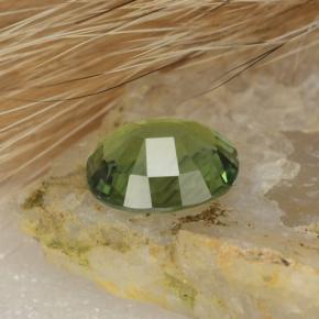Turmalina verde natural 1,20ct, corte oval, VVS