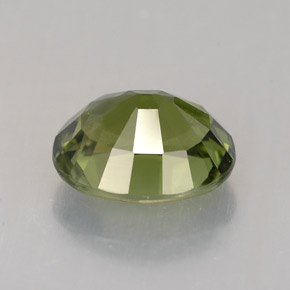 Turmalina verde natural 1,33ct, corte oval, VVS