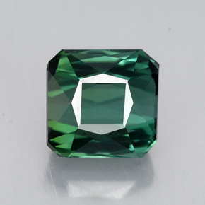 Turmalina verde natural 1,99ct, corte esmeralda, VVS