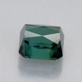 Turmalina verde natural 1,99ct, corte esmeralda, VVS
