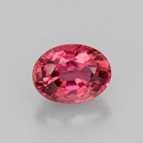 Turmalina rosa natural 1,33ct, corte oval, VVS-VS