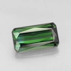Turmalina verde natural 2,82ct, corte esmeralda, VVS