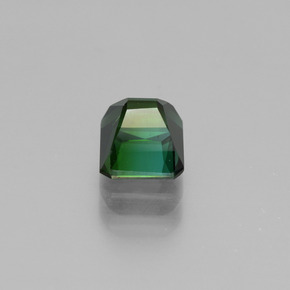 Turmalina verde natural 1,23ct, corte esmeralda, VVS