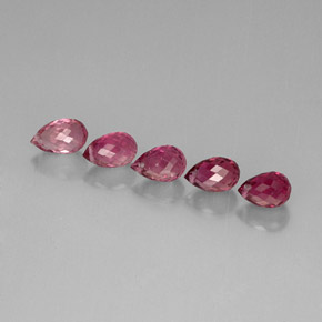 Pedras preciosas de turmalina rosa natural de  ct, briolete, VS