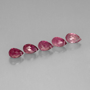 Pedras preciosas de turmalina rosa natural de  ct, briolete, VS