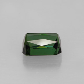 Turmalina verde natural 1,53ct, corte esmeralda, VVS
