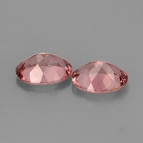 Pedras preciosas de turmalina rosa natural de  ct, corte oval, VVS
