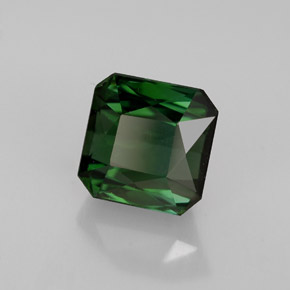 Turmalina verde natural 2,14ct, corte esmeralda, VVS