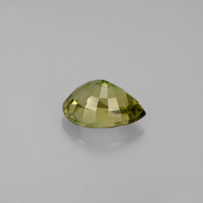 Turmalina ouro natural 0,81ct, formato de pêra, VVS-VS