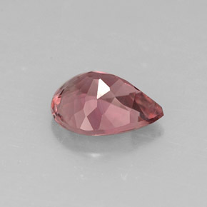 Turmalina rosa natural 1,03ct, formato de pêra, VVS-VS