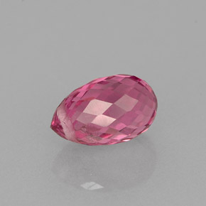 Turmalina rosa natural 0,98ct, briolete, VVS-VS