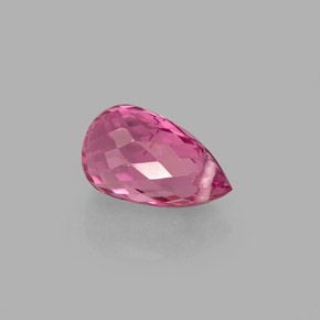 Turmalina rosa natural 0,95ct, briolete, VVS-VS