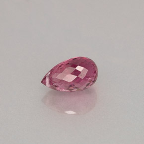 Turmalina rosa natural 1,22ct, briolete, VS