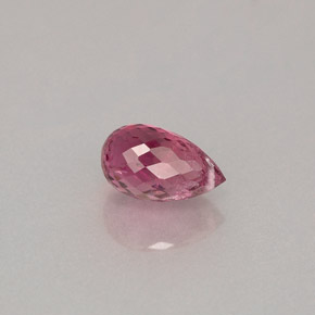Turmalina rosa natural 1,22ct, briolete, VS