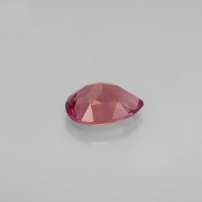 Turmalina rosa natural 0,64ct, formato de pêra, VVS-VS