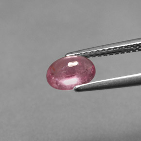 Turmalina rosa natural 0,97ct, transparente, transparente/translúcido